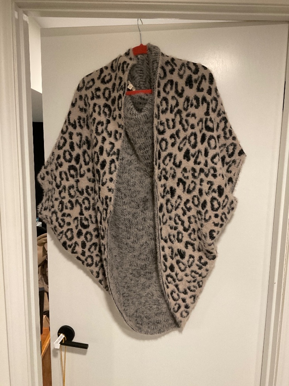 One Size Animal Print Mystree Cardigan